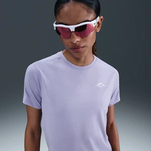 Damska koszulka z krótkim rękawem do biegania Dri-FIT Nike Trail - Fiolet