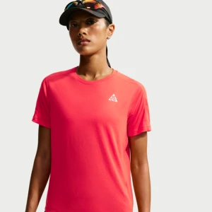 Damska koszulka z krótkim rękawem do biegania w terenie Dri-FIT Nike ACG - Czerwony