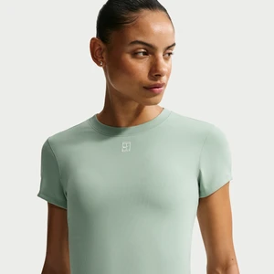 Damska koszulka z krótkim rękawem do tenisa Dri-FIT NikeCourt Advantage - Zieleń