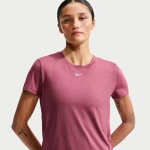 Damska koszulka z krótkim rękawem Dri-FIT Nike One Classic - Czerwony