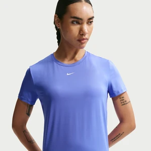 Damska koszulka z krótkim rękawem Dri-FIT Nike One Classic - Niebieski