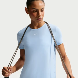 Damska koszulka z krótkim rękawem Dri-FIT Nike One Classic - Niebieski