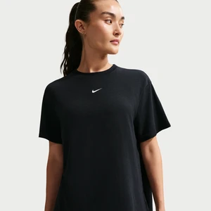 Damska koszulka z krótkim rękawem Dri-FIT Nike One Relaxed - Czerń