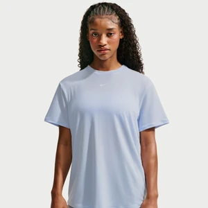 Damska koszulka z krótkim rękawem Dri-FIT Nike One Relaxed - Niebieski