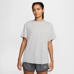 Damska koszulka z krótkim rękawem Dri-FIT Nike One Relaxed - Szary