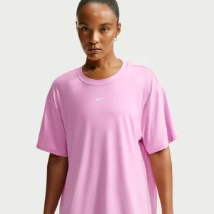 Damska koszulka z krótkim rękawem Dri-FIT Nike One - Różowy