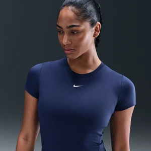 Damska koszulka z krótkim rękawem Nike One - Niebieski