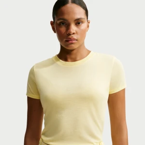 Damska koszulka z krótkim rękawem NikeSKIMS Performance Cotton Blend - Żółty