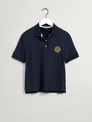 Damska Koszulka z Motywem Rope Icon I Krótkim Rękawem GANT