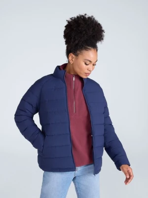 Damska kurtka bez kaptura Light Cosi - Navy Animal