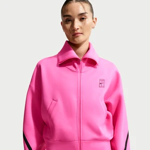 Damska kurtka do tenisa Nike Advantage z zamkiem na całej długości Dri-FIT - Różowy