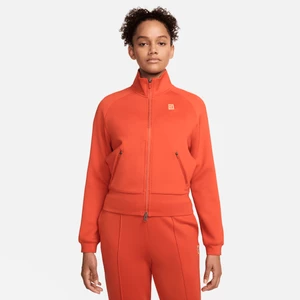 Damska kurtka do tenisa z zamkiem na całej długości NikeCourt - Pomarańczowy