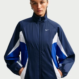 Damska kurtka dresowa o kroju oversize Nike - Niebieski