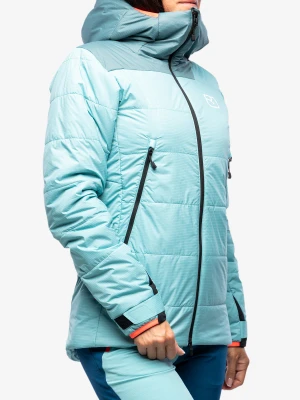 Damska kurtka narciarska Ortovox Swisswool Zinal Jacket - ice waterfall