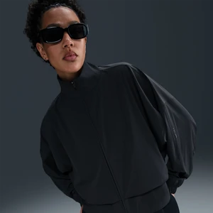 Damska kurtka o kroju oversize z zamkiem na całej długości Dri-FIT Nike 24.7 PerfectStretch - Czerń