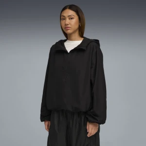Damska kurtka oversize z zamkiem 1/2 PUMA × ROSÉ, Odzież, Czarny,