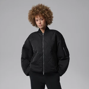 Damska kurtka pikowana Renegade Jordan Flight - Czerń