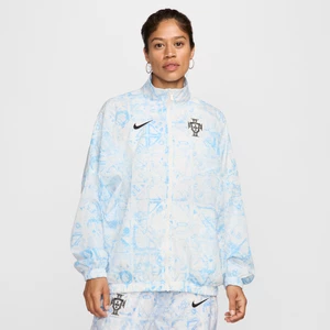 Damska kurtka piłkarska z tkaniny Nike Portugalia Essential Windrunner - Biel