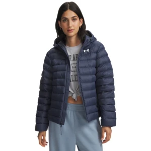 Damska kurtka puchowa pikowana Under Armour UA Sportswear Insulate Jacket - granatowa