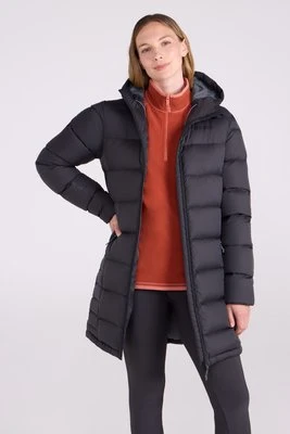 Damska kurtka puchowa Stratus Extreme z długim rękawem - Black Mountain Warehouse