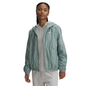 Damska kurtka treningowa Under Armour UA Rival Sport Windbreaker Jkt - zielona