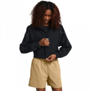 Damska kurtka treningowa Under Armour Unstoppable Crop Jacket - czarna