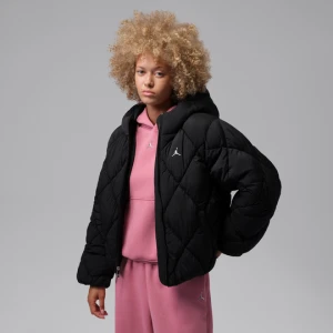 Damska kurtka typu puffer Jordan Brooklyn - Czerń