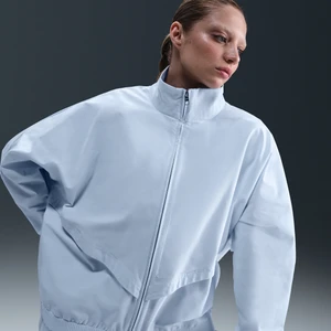 Damska kurtka z diagonalu o kroju oversize Windrunner Nike Collection - Niebieski