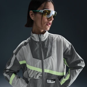 Damska kurtka z tkaniny o kroju oversize Nike Sportswear - Szary