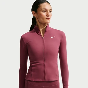 Damska kurtka z zamkiem na całej długości Dri-FIT Nike One Fitted - Czerwony
