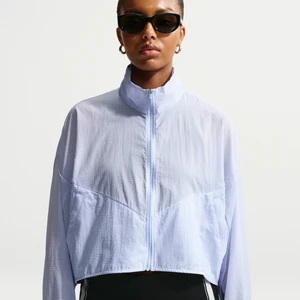 Damska lekka kurtka z materiału rip-stop o kroju oversize Nike - Niebieski