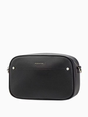 Damska listonoszka na szerokim regulowanym pasku czarna Puccini