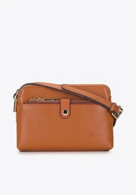 Damska listonoszka skórzana z etui w kieszonce Wittchen