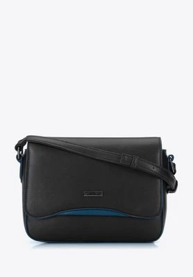 Damska listonoszka z klapą ze wstawką Wittchen