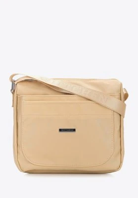 Damska listonoszka z nylonu z krytą kieszenią Wittchen