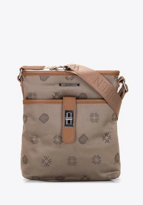 Damska listonoszka z tkaniny w logo ze sprzączką Wittchen