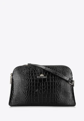 Damska listonoszka ze skóry trapezowa mała Wittchen