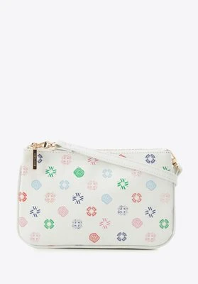 Damska minitorebka ze skóry w monogram dwukomorowa multikolor Wittchen