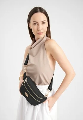 Damska nerka nylonowa z regulowanym paskiem czarna Wittchen