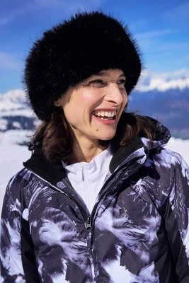 Damska opaska na głowę ze sztucznego futra - Black Mountain Warehouse