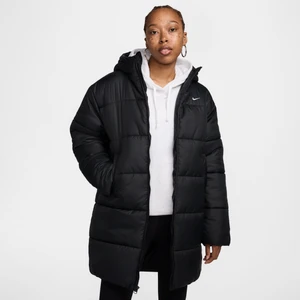 Damska parka o luźnym kroju Therma-FIT Nike Classic Puffer - Czerń