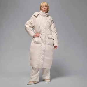 Damska parka puchowa o kroju oversize Therma-FIT Jordan Flight - Brązowy