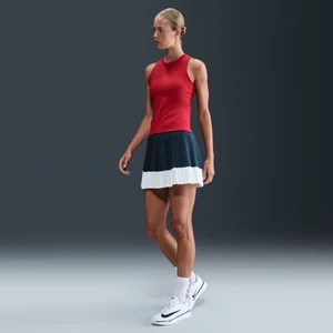 Damska plisowana spódnica tenisowa Dri-FIT NikeCourt Ace Advantage - Niebieski