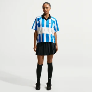 Damska plisowana spódnica ze średnim stanem Nike - Czerń