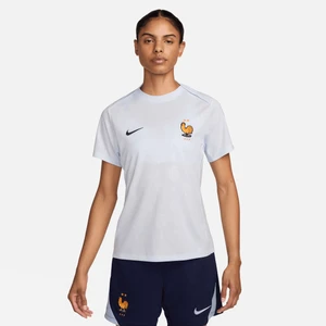 Damska przedmeczowa koszulka piłkarska Nike Dri-FIT FFF Academy Pro (wersja wyjazdowa) - Niebieski