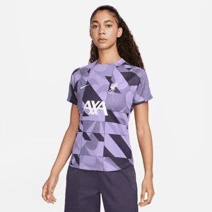 Damska przedmeczowa koszulka piłkarska Nike Dri-FIT Liverpool F.C. Academy Pro (wersja trzecia) - Fiolet
