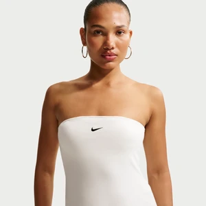 Damska przylegająca koszulka bez ramiączek Nike - Biel