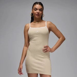 Damska przylegająca sukienka bez rękawów Jordan - Brązowy