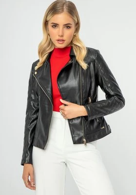 Damska ramoneska ze skóry ekologicznej czarna Wittchen