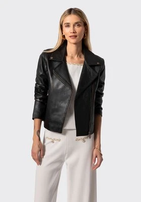 Damska ramoneska ze skóry naturalnej czarna Wittchen